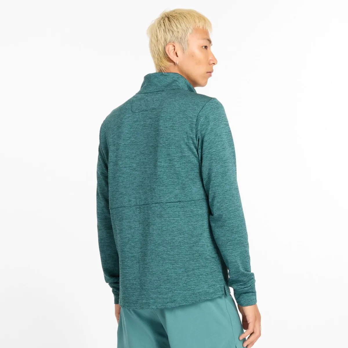 New Balance Beklædning|Løbetøj-Athletics Heat Grid Half-Zip Midlayer Herre