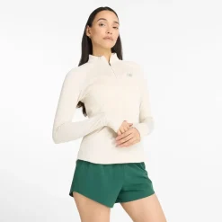 New Balance Beklædning|Løbetøj-Athletics Heat Grid Half-Zip Midlayer Dame