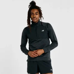 New Balance Beklædning|Løbetøj-Athletics Heat Grid Half-Zip Midlayer Herre