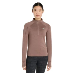New Balance Beklædning|Løbetøj-Athletics Heat Grid Half Zip