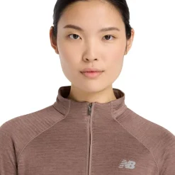 New Balance Beklædning|Løbetøj-Athletics Heat Grid Half Zip