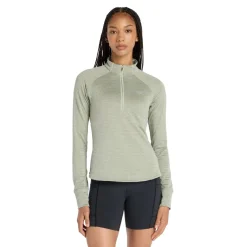 New Balance Beklædning|Løbetøj-Athletics Heat Grid Half-Zip Midlayer Dame