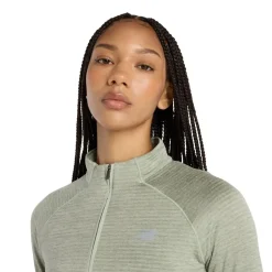 New Balance Beklædning|Løbetøj-Athletics Heat Grid Half-Zip Midlayer Dame
