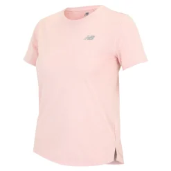 New Balance Træningstøj|Løbetøj-Athletics Løbe T-Shirt Dame  Rose Sugar Heather