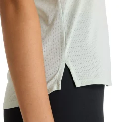 New Balance Løbetøj|Træningstøj-Athletics Løbe T-Shirt Dame  Clay Ash Heather