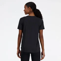 New Balance Træningstøj|Løbetøj-Athletics Løbe T-Shirt Dame  Black Heather