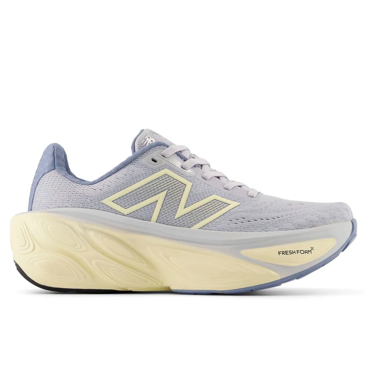 New Balance Løbesko|Løbesko-Fresh Foam X More Version 5 Løbesko Dame Pearl Grey / Dusk Shower / Calcium