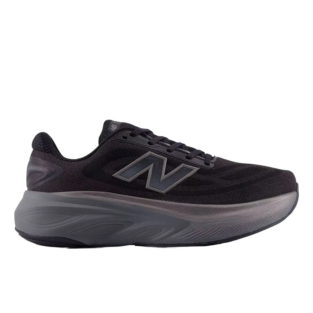 New Balance Løbesko|Løbesko-FreshFoam More v6 Løbesko Herre Black / Castlerock / Black Metallic