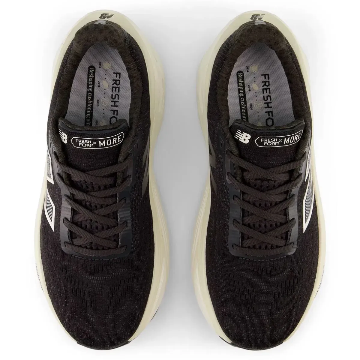 New Balance Løbesko|Løbesko-FreshFoam X More v5 Løbesko Herre Black Cement