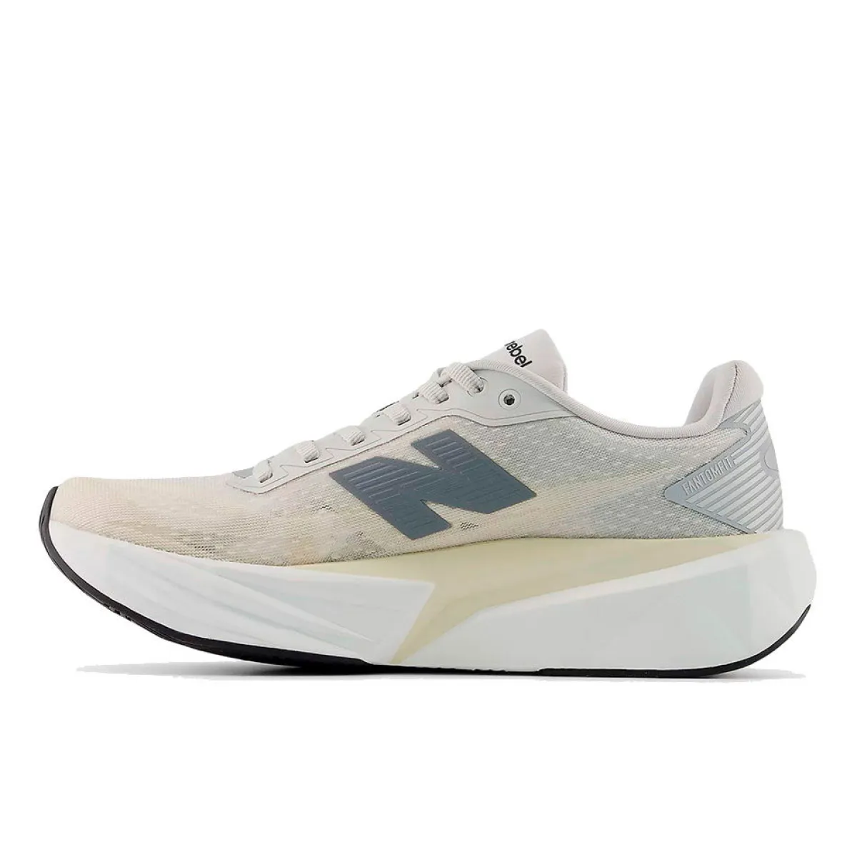 New Balance Løbesko|Løbesko-FuelCell Rebel v5 Grey Matter / White