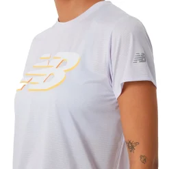 New Balance Træningstøj|Løbetøj-Graphic Accelerate Løbe T-Shirt Dame
