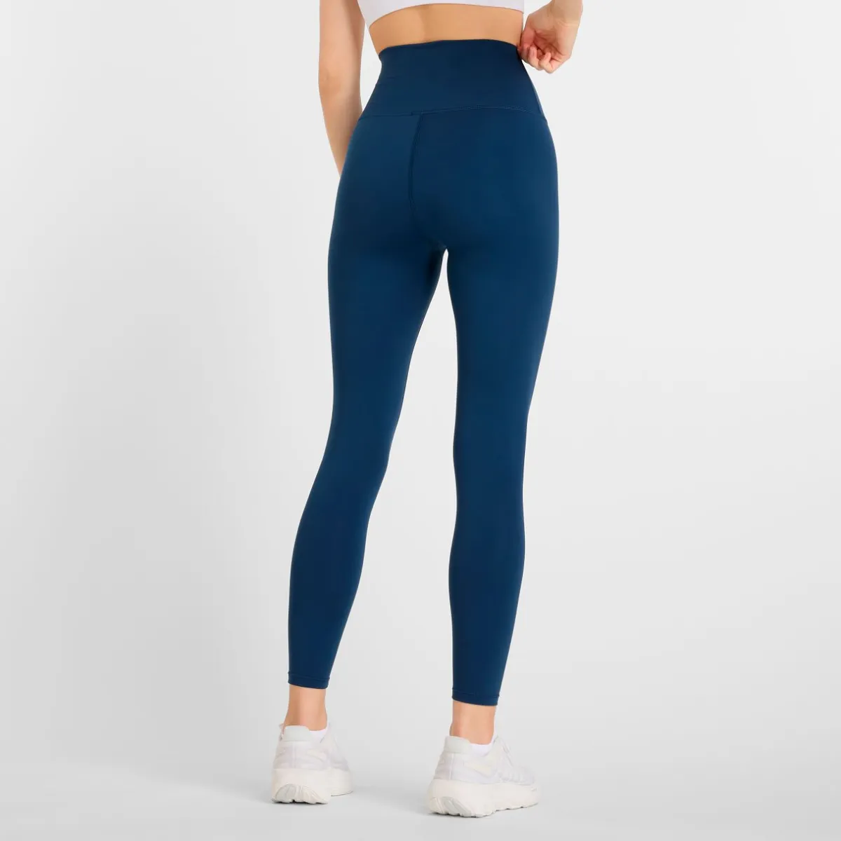 New Balance Træningstøj|Løbetøj-Harmony High Rise Løbetights Dame NB Navy