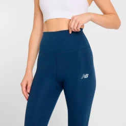 New Balance Træningstøj|Løbetøj-Harmony High Rise Løbetights Dame NB Navy