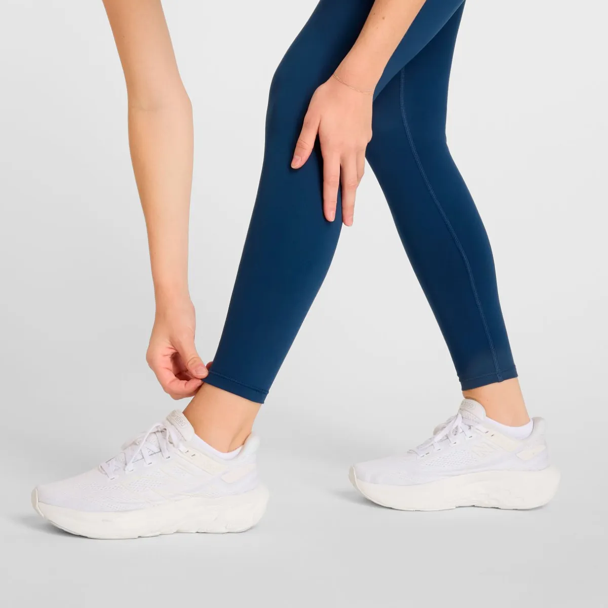 New Balance Træningstøj|Løbetøj-Harmony High Rise Løbetights Dame NB Navy