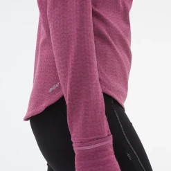 New Balance Løbetøj|Outdoortøj-Heat Grid Half Zip Dame, raisin heather  Raisin heatherMateriale: