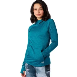 New Balance Løbetøj|Træningstøj-Heat Grid Hoodie Dame