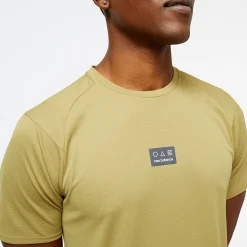 New Balance Træningstøj|Løbetøj-Impact AT N-Vent T-shirt Herre Olive Oil