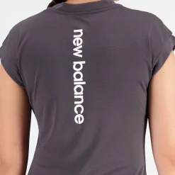 New Balance Løbetøj|Træningstøj-Impact AT N-Vent T-shirt Dame  Blacktop
