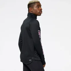 Outdoortøj|Løbetøj-New Balance NB AT Half Zip Trøje Herre