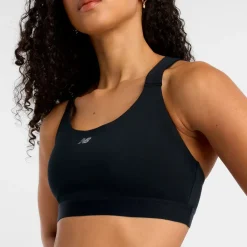 New Balance Træningstøj|Løbetøj-NB Essential Training Sports BH  Black