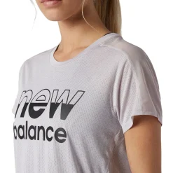 New Balance Løbetøj|Træningstøj-Printed Impact Run T-shirt Dame