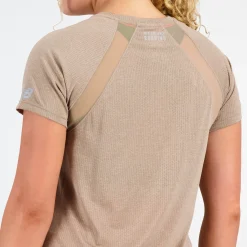 New Balance Løbetøj|Træningstøj-Printed Impact Run T-shirt Dame