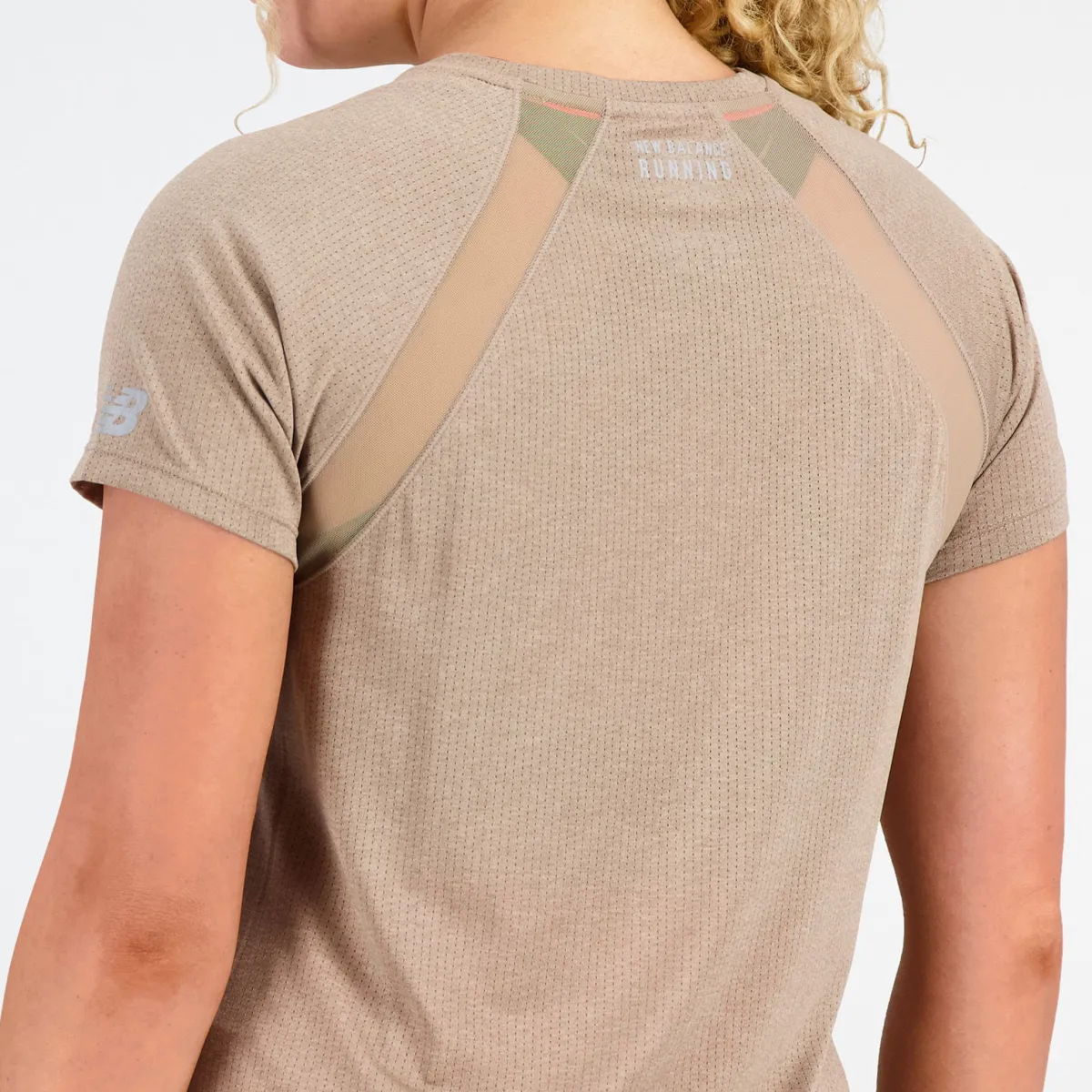 New Balance Løbetøj|Træningstøj-Printed Impact Run T-shirt Dame