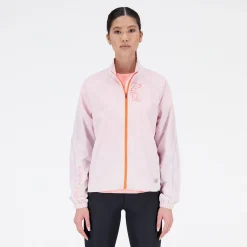 New Balance Løbetøj|Løbetøj-Printed Impact Run Light Pack løbejakke Dame