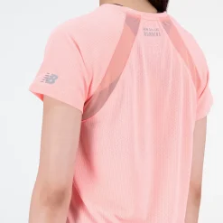 New Balance Løbetøj|Træningstøj-Printed Impact Run T-shirt Dame