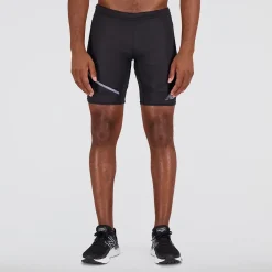New Balance Træningstøj|Løbetøj-Q Speed 9 Inch 1/2 Tights Herre Black