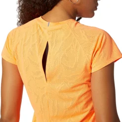 New Balance Træningstøj|Løbetøj-Q Speed Fuel T-shirt Dame Citrus Punch