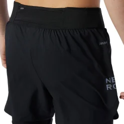 New Balance Løbetøj|Løbetøj-Q Speed Fuel 2IN1 Shorts Herre  Black