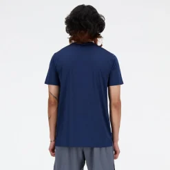 New Balance Løbetøj|Træningstøj-Sport Essentials T-Shirt Herre NB Navy