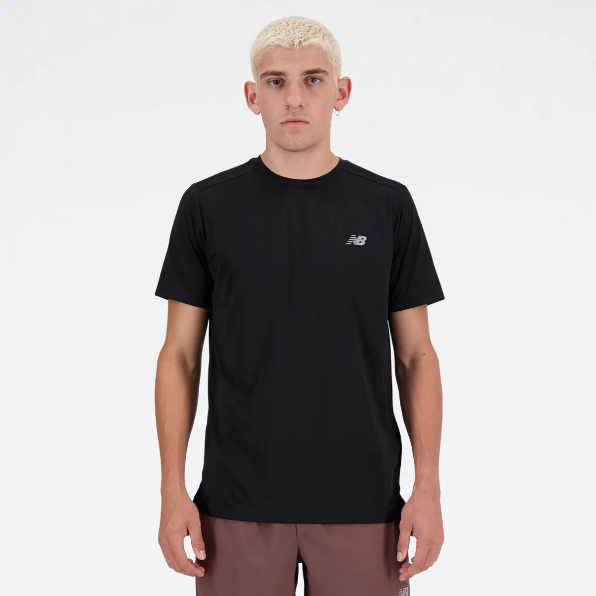 New Balance Træningstøj|Løbetøj-Sport Essentials T-Shirt Herre Black