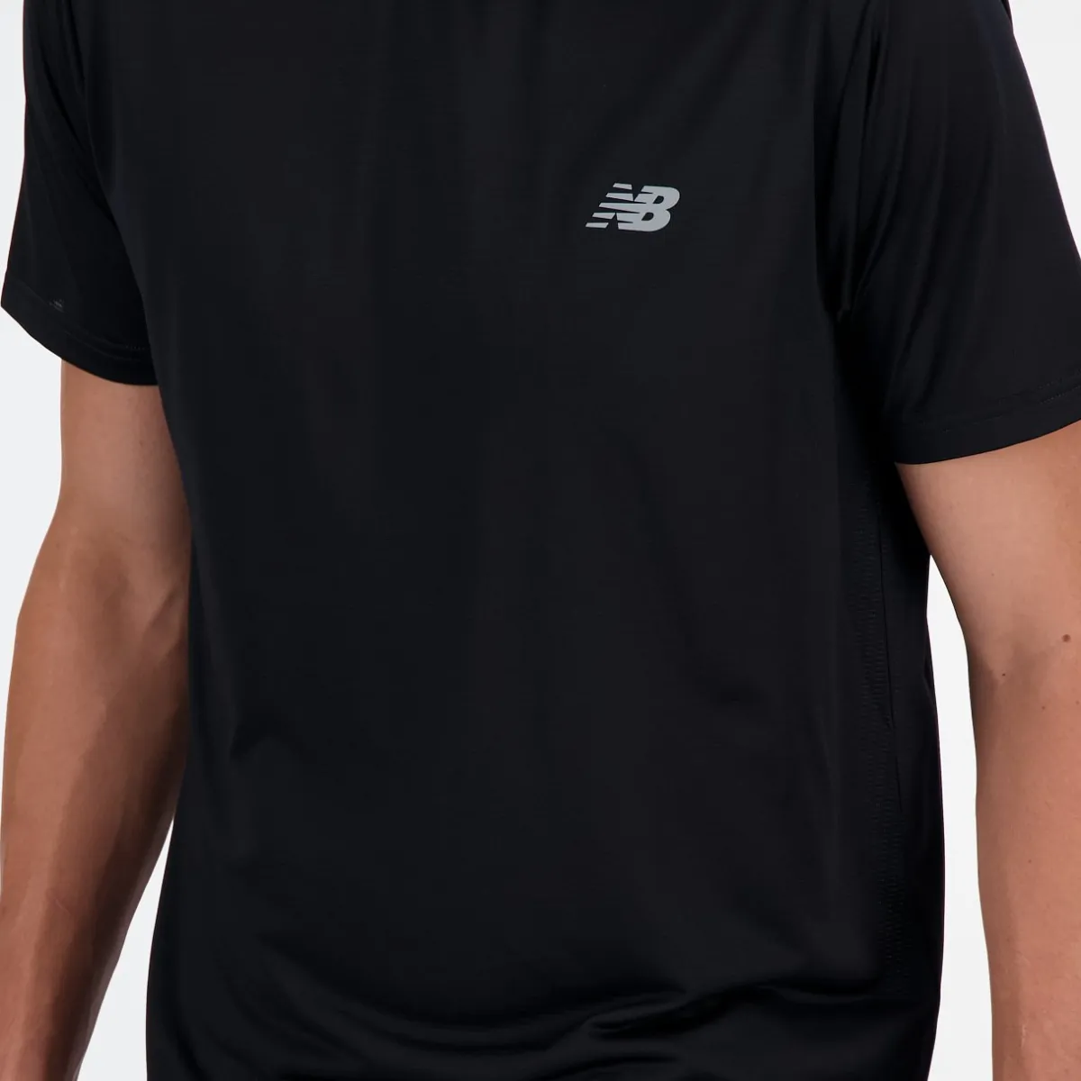 New Balance Træningstøj|Løbetøj-Sport Essentials T-Shirt Herre Black