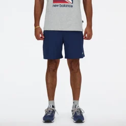 New Balance Løbetøj|Løbetøj-Sport Essentials 7 Inch Shorts Herre  NB Navy