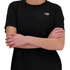 New Balance Træningstøj|Løbetøj-Sport Essentials T-Shirt Dame Black