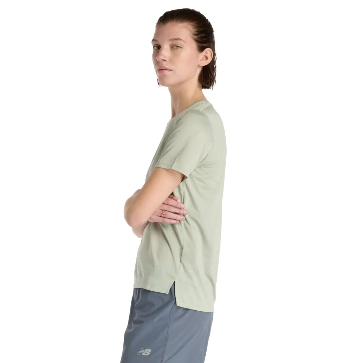 New Balance Træningstøj|Løbetøj-Sport Essentials T-Shirt Dame Garter Snake