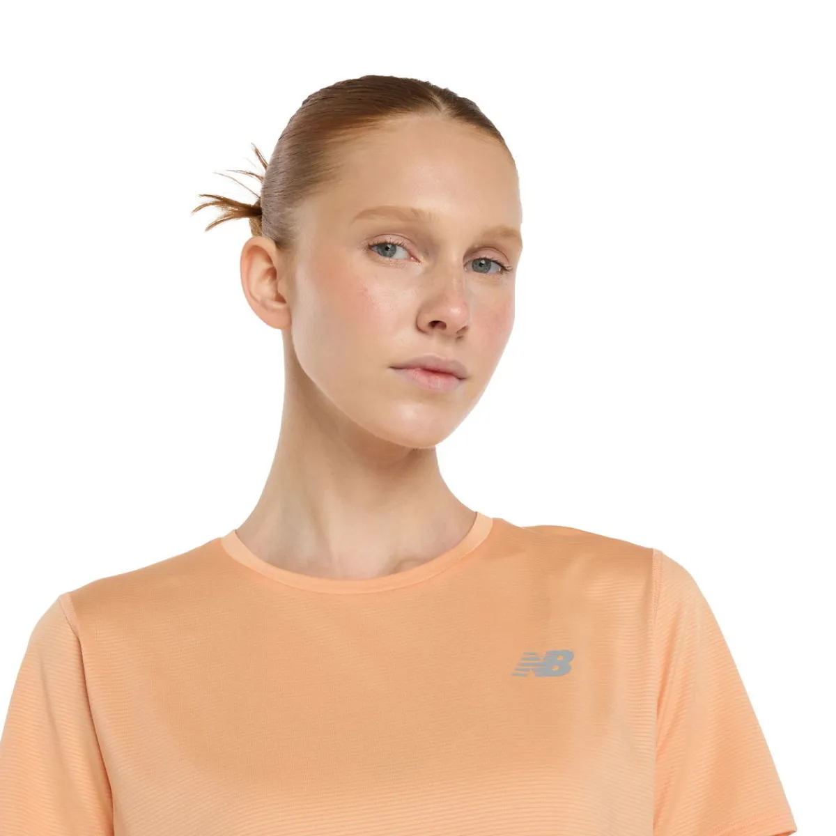 New Balance Træningstøj|Løbetøj-Sport Essentials T-Shirt Dame Dried Orange
