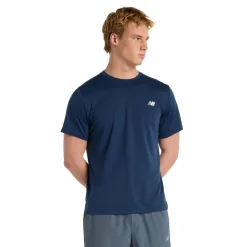 New Balance Træningstøj|Løbetøj-Sport Short Sleeve T-Shirt Herre  NB Navy