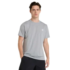 New Balance Træningstøj|Løbetøj-Sport Short Sleeve T-Shirt Herre  Slate Grey