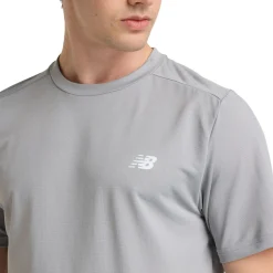 New Balance Træningstøj|Løbetøj-Sport Short Sleeve T-Shirt Herre  Slate Grey