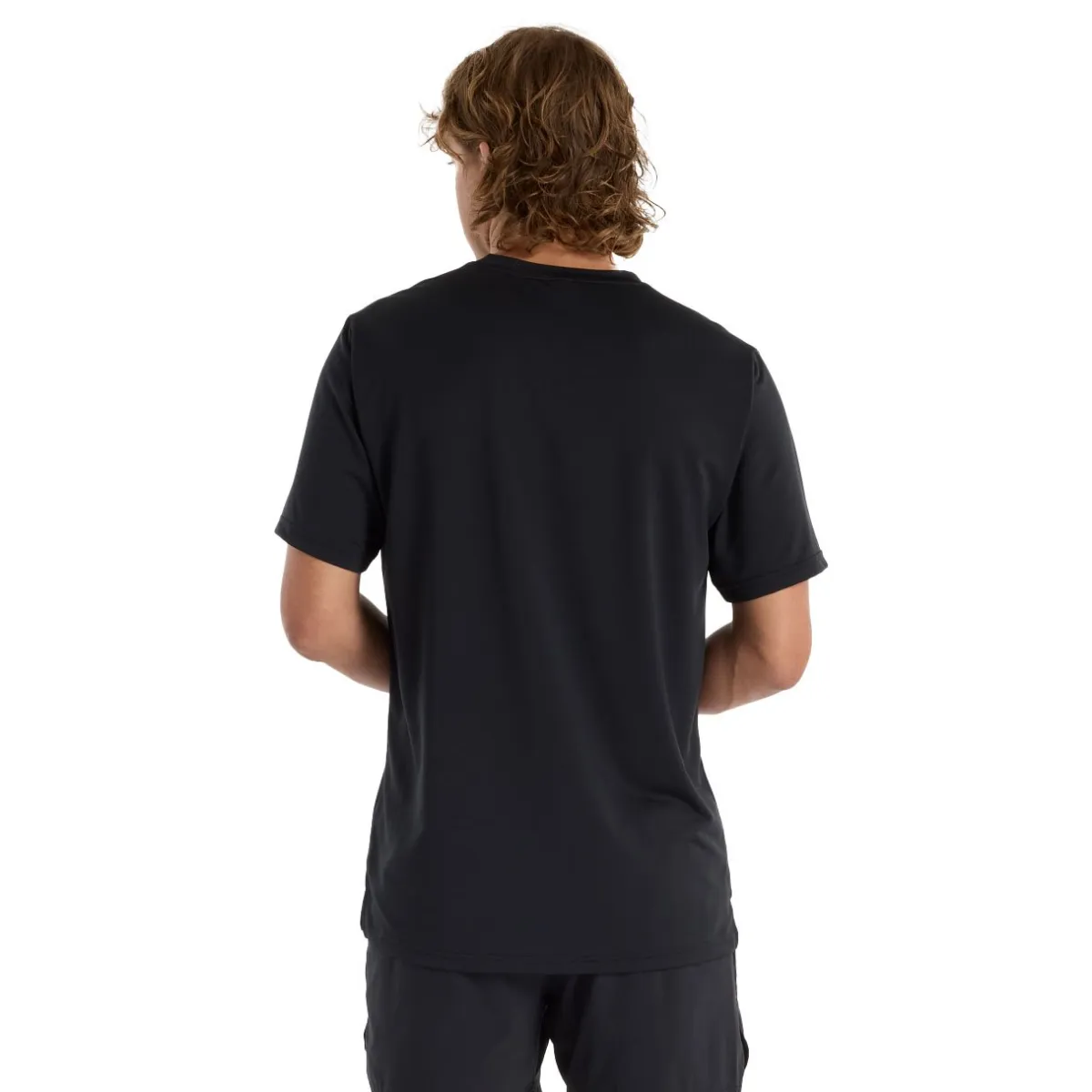 New Balance Træningstøj|Løbetøj-Sport Short Sleeve T-Shirt Herre Black