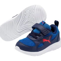 Puma Sportssko-Fun Racer Velcro Sneakers Børn Bright Cobalt / High Risk Red