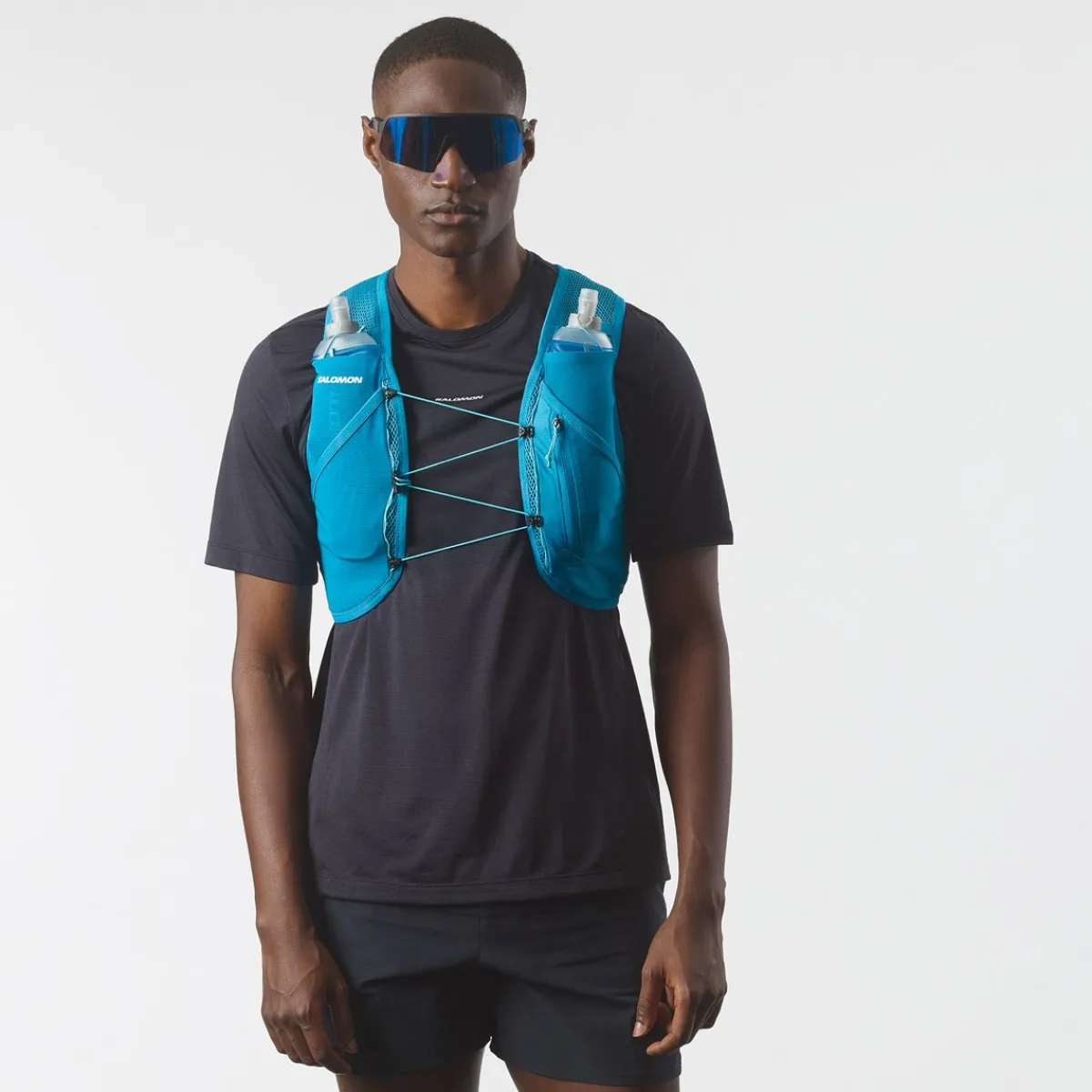 Salomon Løbeudstyr|Løbeudstyr-Active Skin 4 Set Løberygsæk