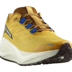 Salomon Løbesko|Sneakers-Aero Blaze 3 GRVL Løbesko Herre  Spicy Mustard / Vanilla Ice / Nautical Blue
