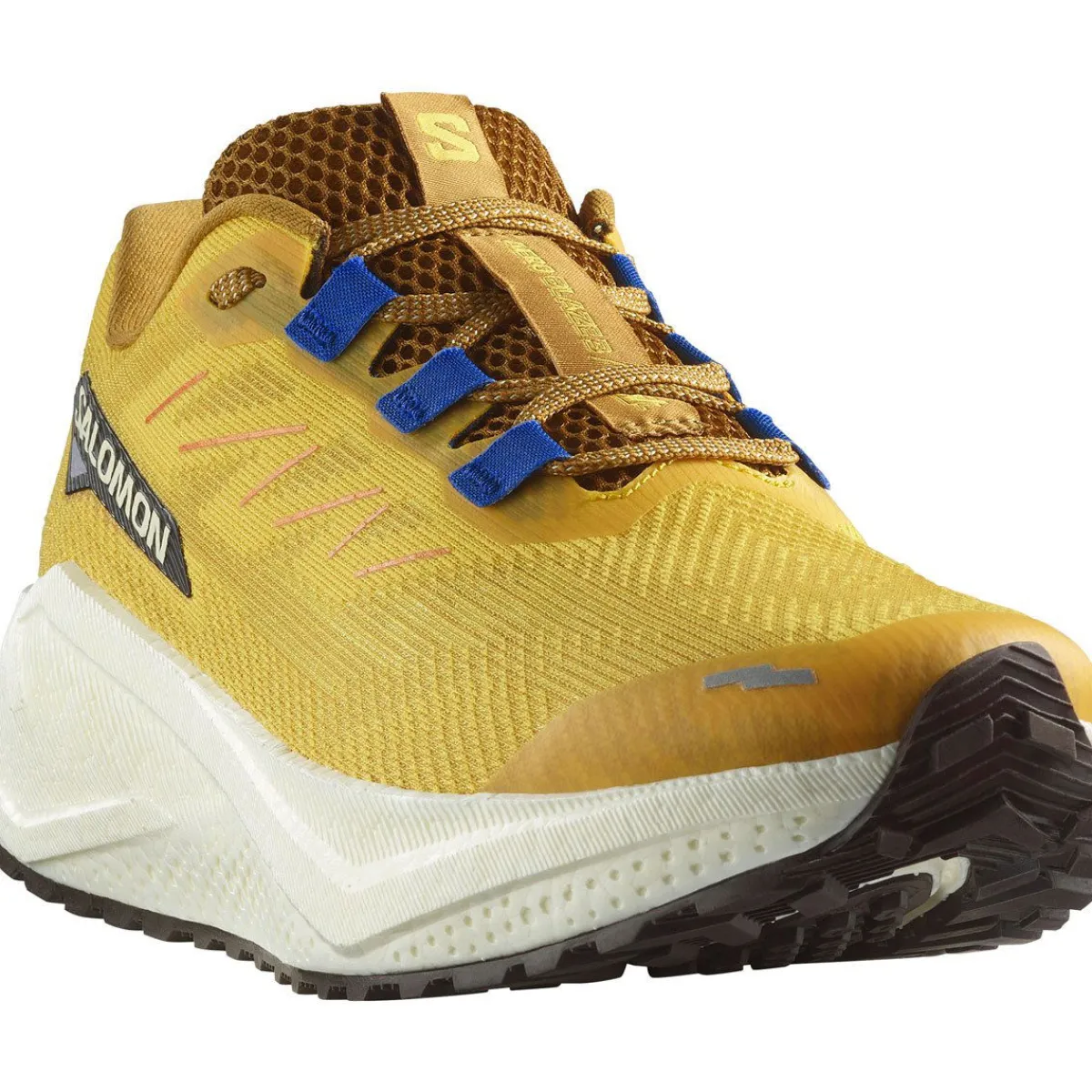 Salomon Løbesko|Sneakers-Aero Blaze 3 GRVL Løbesko Herre Spicy Mustard / Vanilla Ice / Nautical Blue
