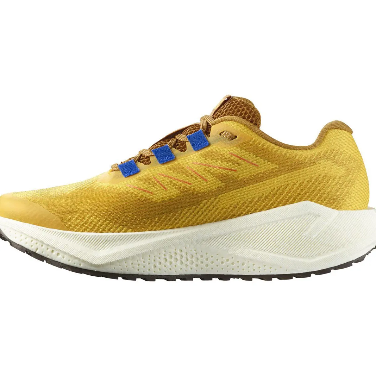 Salomon Løbesko|Sneakers-Aero Blaze 3 GRVL Løbesko Herre Spicy Mustard / Vanilla Ice / Nautical Blue