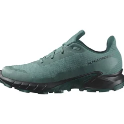 Salomon Løbesko|Vandresko-Alphacross 5 Gore-Tex Herresko North Atlantic / Black / Sea Moss