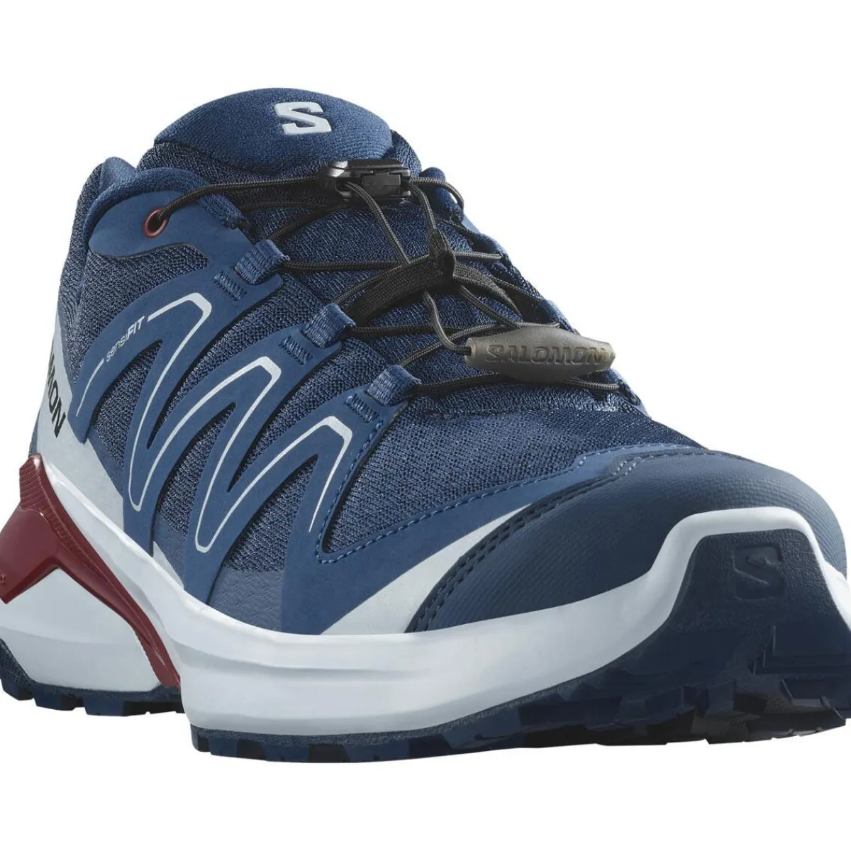 Salomon Fodtøj|Vandresko-Examotion Herresko Poseidon / Dark Blue / Biking Red